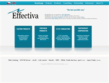 Tablet Screenshot of effectiva.cz